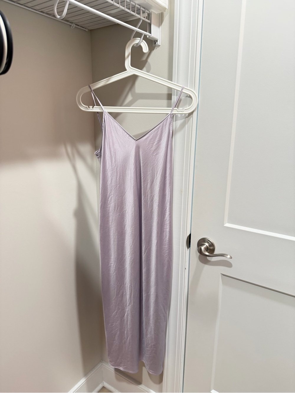 Club Monaco Lilac Satin Camisole Dress